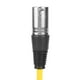 thumbnail image 2 of Cable XLR de 3 pines a 1 m cable de micrófono blindado amarillo, 2 of 9