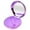 Purple, variant on Portable Retainer Case with Mirror Waterproof Dustproof with Vent Holes Storage Boxes Silic Liner with Aligner Remover Tool , Black, 8.7x2..7cm