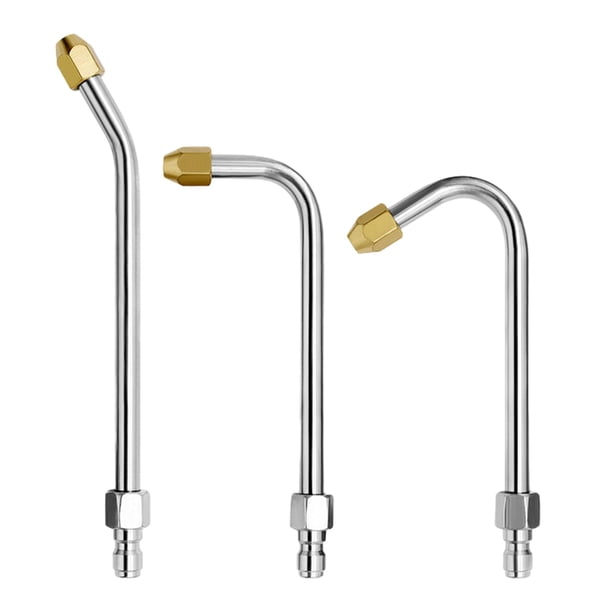 Varita de extensión de lavadora a presión, accesorios de conexión rápida de 1/4 ", pieza de repuesto, lanza de lavadora eléctrica para techos, césped