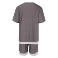 thumbnail image 6 of Boys Clothes 2-Piece Casual Street Style Khaki Kids Short Sleeve Shirts and Shorts Sets Boys Summer Outfits 12-13 Years, 6 of 8