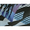thumbnail image 4 of Ambesonne Pale Blue Quilted Bedspread Set 3 Pcs, Dancing Night Club, Queen Size, Aqua Black Purple, 4 of 5