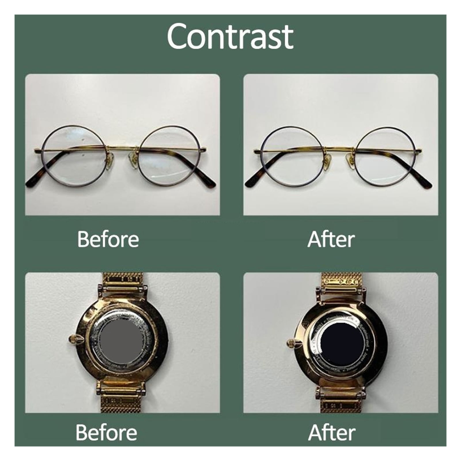 Pink 45kHz Ultrasonic Cleaner Glasses Cleaning Machine Portable Jewelry Watch Cleaner ,Convenient to Use