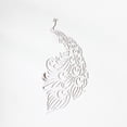 thumbnail image 4 of 50 Piezas Copa De Vino Tarjeta De Lugar Corte Láser Pavo Real Fiesta De Bodas Favor Blanco Sunnimix lugar de la boda tarjetas, 4 of 8