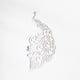 thumbnail image 4 of 50pcs Pearlescent Bird Glass Place Cards Table Name Cards Decoración de Blanco, 4 of 9