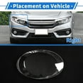 thumbnail image 3 of Cubierta de Lente de Faro Unique Bargains Cubierta de Lente Claro para VW Beetle 2013-2019 PC Claro 1 Pcs Frontal Derecho, 3 of 6