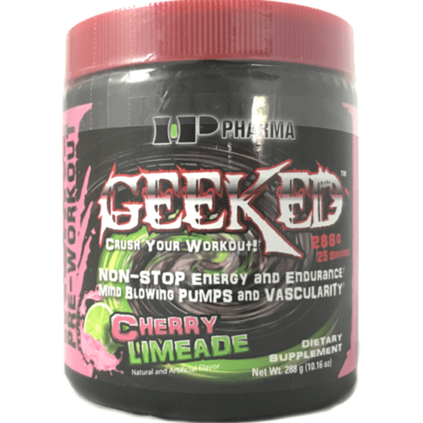 IP Pharma Geeked PreWorkout Energy Pump Endurance, Cherry