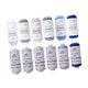 thumbnail image 5 of Surtido de 12 hilos de coser elásticos para hacer pulseras Azul y gris, 5 of 9