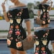 thumbnail image 4 of T.I vestido corto de hombro fuera de la piel amigable con la piel poliéster Vintage Bodycon Midi fiesta vestido de cóctel para bailepangjing, 4 of 4