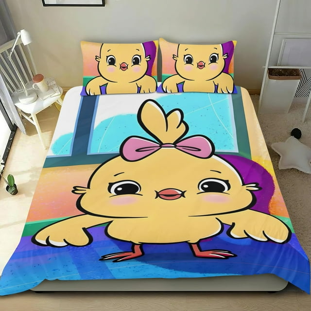 Canticos Conjunto de sábanas temático, trío de piezas, cómodo y amigable con la piel, diseño único, regalo de decoración para el hogar para familiares, amigos y fans,140cm *210cm