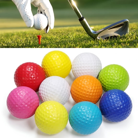 BESTSKY 2026 New 20Pcs Golf Balls Vibrant Color High Rebound Strong Stability Lightweight Long Lasting Indoor Outdoor Practice Golf Balls