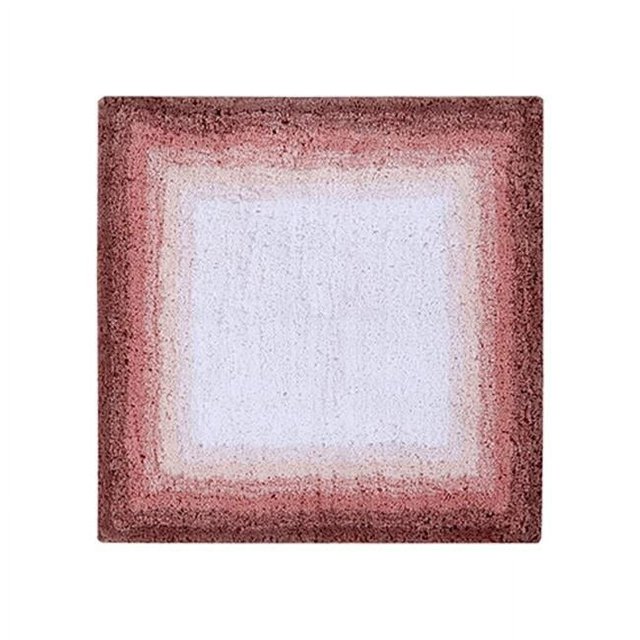Better Trends BATO24SRO Better Trends Torrent Collection 100% Cotton 24' Square Bath Rug in Rose