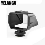 YELANGU Camera Selfie Vlogging Flip Screen with Cold Shoe Bracket Mount Stand