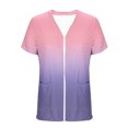 thumbnail image 4 of Camiseta de Cuello Redondo de Color Sólido Casual de Ajuste Suelto con Poliéster Suave, Camiseta de Verano para Uso Diario en Casa O Trabajo, 4 of 8