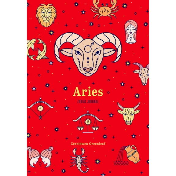 Zodiac Journals Aries Zodiac Journal: (Astrology Blank Journal, Gift for Women), (Hardcover)