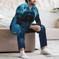 thumbnail image 7 of Balery Open-Mouthed Shark Pattern Pajama Sets for Men Long Sleeve 2 Piece Sleepwear Loungewear Sets Soft PJ's with Pockets Long Sleeve Comfy Pj Sets-Large, 7 of 7
