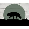 thumbnail image 3 of Craven, Katrina 14x12 Black Modern Framed Museum Art Print Titled - Mountain Wolf, 3 of 5