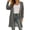 RYE1-Gray, variant on LWFFDAW Long Open Fornt Cardigan Sweater for Women Long Sleeve Button Down Sweater Fall Winter Soft Loose Knit Sweater Coat