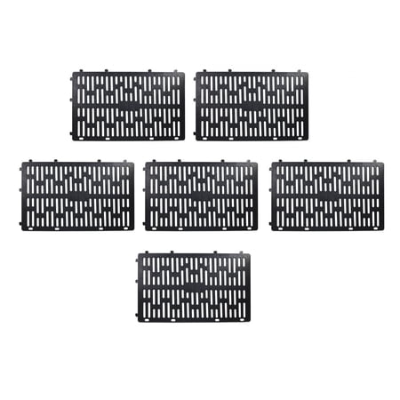 6x Tree Trunk Protector Tree Protector Protective Prevent Damage Flexible Sleeve Durable Panels Sapling Protector for Garden Black
