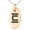Rose, variant on Stainless Steel Letter C Initial Empire Monogram Engraved Small Oval Charm Pendant Necklace