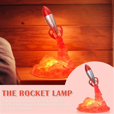 

absuyy The Light in Clearance- 3D Print Space Lamp USB Rechargeable LED Night Light for Kids Party Gift