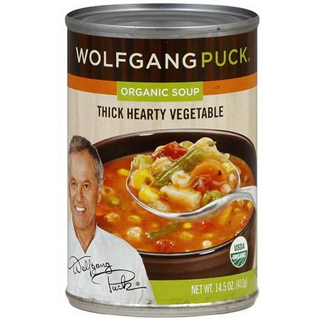Wolfgang Puck Thick Hearty Organic Vegetable Soup, 14.5 oz (Pack of 12)