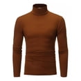 thumbnail image 1 of A Camisa De Fondo Simple Cuello Tortuga Manga Larga Hombres, 1 of 8