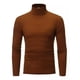 thumbnail image 1 of A Camisa De Fondo Simple Cuello Tortuga Manga Larga Hombres, 1 of 8