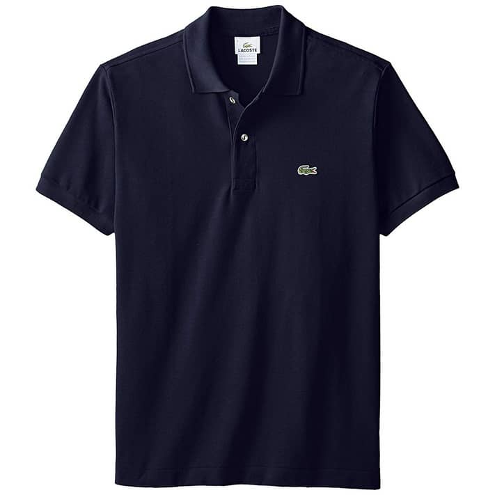 als resultaat Champagne Metalen lijn Lacoste Men's Short Sleeve Pique L.12.12 Classic Fit Polo Shirt, Navy Blue,  9 - Walmart.com