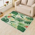 thumbnail image 1 of Tropical Plants Rug, Grapefruit Lemon Area Rug 4x5, Palm Tree Leaf Rugs for Bedroom, Rugs Low Pile Washable Stain Resistant Easy Clean for Dining Room, Living Room Soft Carpet Decor Xsu&-195, 1 of 7
