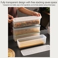 thumbnail image 5 of Food Storage Container, Airtight and Stackable Plastic Box with Lid, Transparent Design for Refrigerator and Kitchen Pantry Organization, 5 of 13