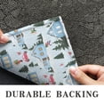 thumbnail image 6 of Light Blue Christmas House and Tree Pattern Door Rugs,Washable Non Slip Door Mats Indoor,Decorative Door Mats,Entry Mat Indoor for Entrance,Bedroom,Kitchen,Bathroom,17"x30", 6 of 6