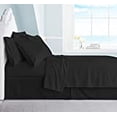 thumbnail image 2 of Swift Home Luxury Bedding Collection, Ultra-Soft Brushed Microfiber 6-Piece Bed Sheet Sets, Extremely Durable - Easy Fit - Wrinkle Resistant - (Includes 2 Bonus Pillowcases), Queen, Black, 2 of 3