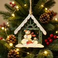 thumbnail image 7 of Eolstice Christmas Wooden Tree Ornaments, Rustic Hanging Wood Decorations, Festive Xmas Pendants, Handmade Vintage Accents, Home Christmas Decoration, 7 of 7