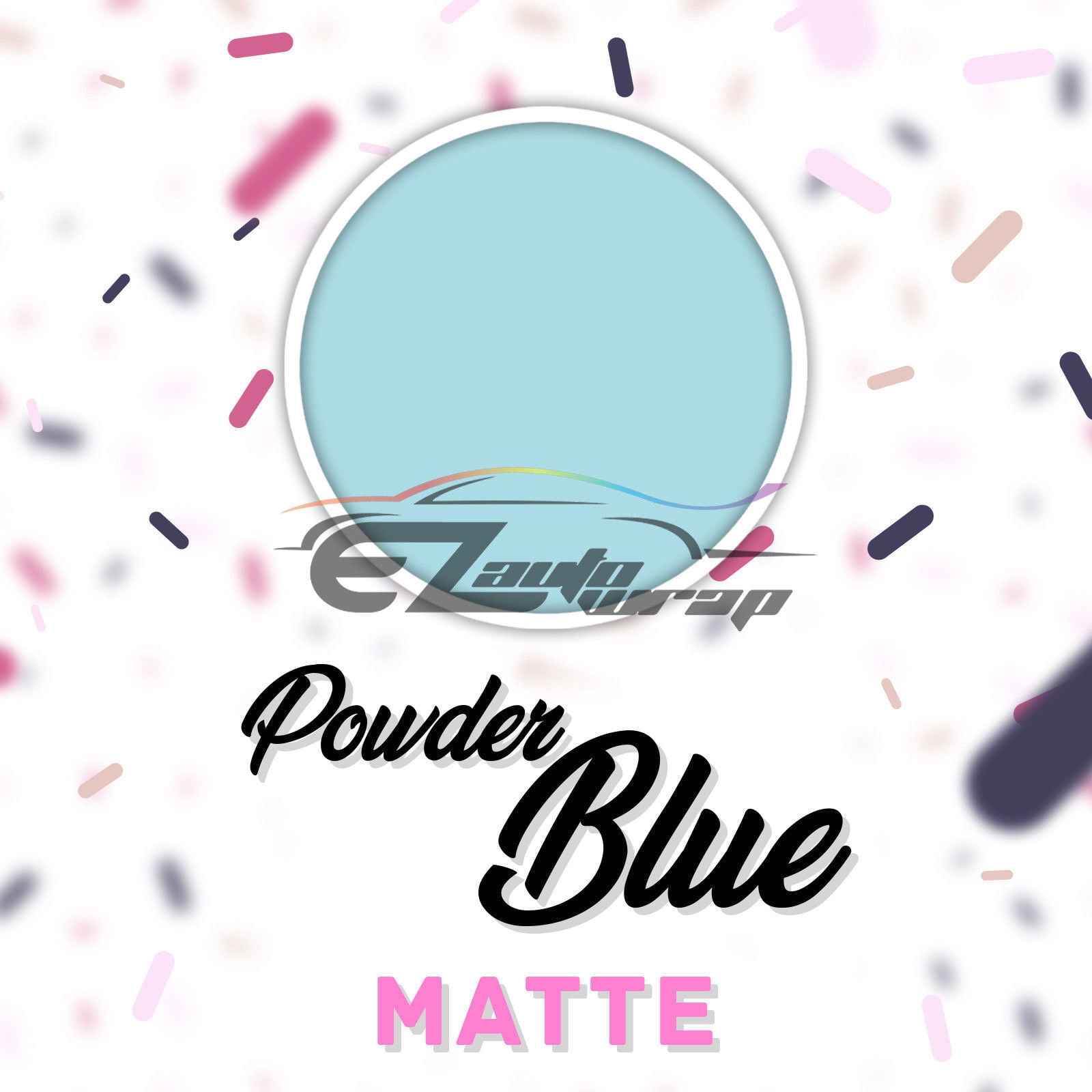 ESSMO Powder Blue Matte Solid Heat Transfer Vinyl HTV Sheet T-Shirt 20" Wide Iron On Heat Press DP31 20"x108"