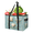 Multicolor 2, variant on CURLYOOT Waterproof Chicken Cocks and Hens Farm Animal Reusable Grocery Bag, Large Foldable Grocery Totes Shopping Bag for Groceries, Shopping Bags with Handles for Kitchen Trunk Picnic