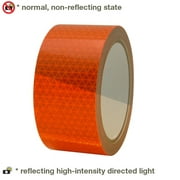 Oralite (Reflexite) V98 Microprismatic Conspicuity Tape: 2 in x 15 ft. (Fluorescent Orange)