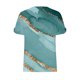 thumbnail image 3 of Gibobby Camiseta de Manga Corta con Cuello en V Camiseta manga corta con cuello en V y botones manga corta con agujeros informales verano para mujer(Azul claro,CH), 3 of 5