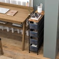thumbnail image 2 of Costway Vertical Narrow Dresser Organizer Closet Storage Cabinet with  Foldable Drawers, 2 of 9