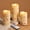Pink Floral, variant on Fiber Optic Flameless Pillar Candles with Remote Set of 3, Butterfly Floral Summer LED Candles Decor ? 3" H 6"