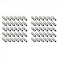 thumbnail image 1 of 60Pcs RG6 F Compression Connector RF Wire Connector Solderless Adapter Blue,60 * F connectors,silver & blue, 1 of 6