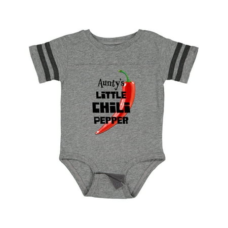 

Inktastic Aunty s Little Chili Pepper Gift Baby Boy or Baby Girl Bodysuit