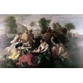 thumbnail image 2 of Poussin, Nicolas 24x17 Gold Ornate Wood Framed with Double Matting Museum Art Print Titled - Discovery of Moses, 2 of 4