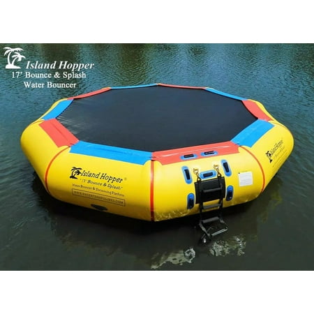 ISLAND HOPPER 17 Feet Springless Bounce and Splash - Recreational Grade