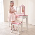 thumbnail image 3 of Teamson Kids Fashion Prints Vanity And Stool, 3 of 4