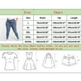 thumbnail image 5 of Vedolay Womens Casual Pants Womens High Waisted Straight Leg Jeans Loose Stretchy Trendy Denim Pants,Blue XXL, 5 of 5