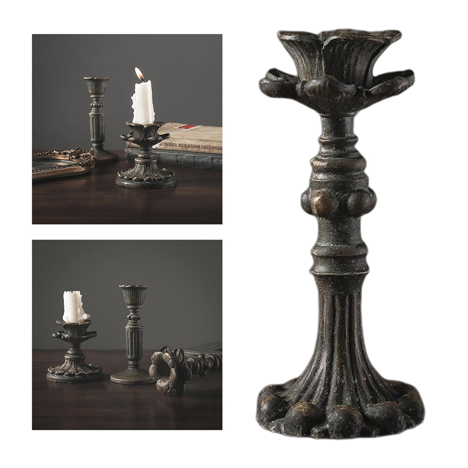 Gothic Candle Holders - 32 For Sale at 1stDibs  gothic candlesticks, gothic  candelabra, vintage gothic candle holders