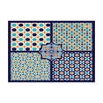 thumbnail image 1 of Ambesonne Orient Jigsaw Puzzle, Mosaic Eastern Pattern, Heirloom-Quality Fun Activity for Family Durable Cardboard, 1000 pcs, Blue Orange White, 1 of 2