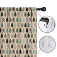 thumbnail image 4 of Blackout Kids Curtains,Beige Bigfoot and Pine Tree Pattern Childrens Insulated Curtains Set Of 2,Bedroom Essentials,Toddler Room Decor 42x63in(106x160cm), 4 of 5