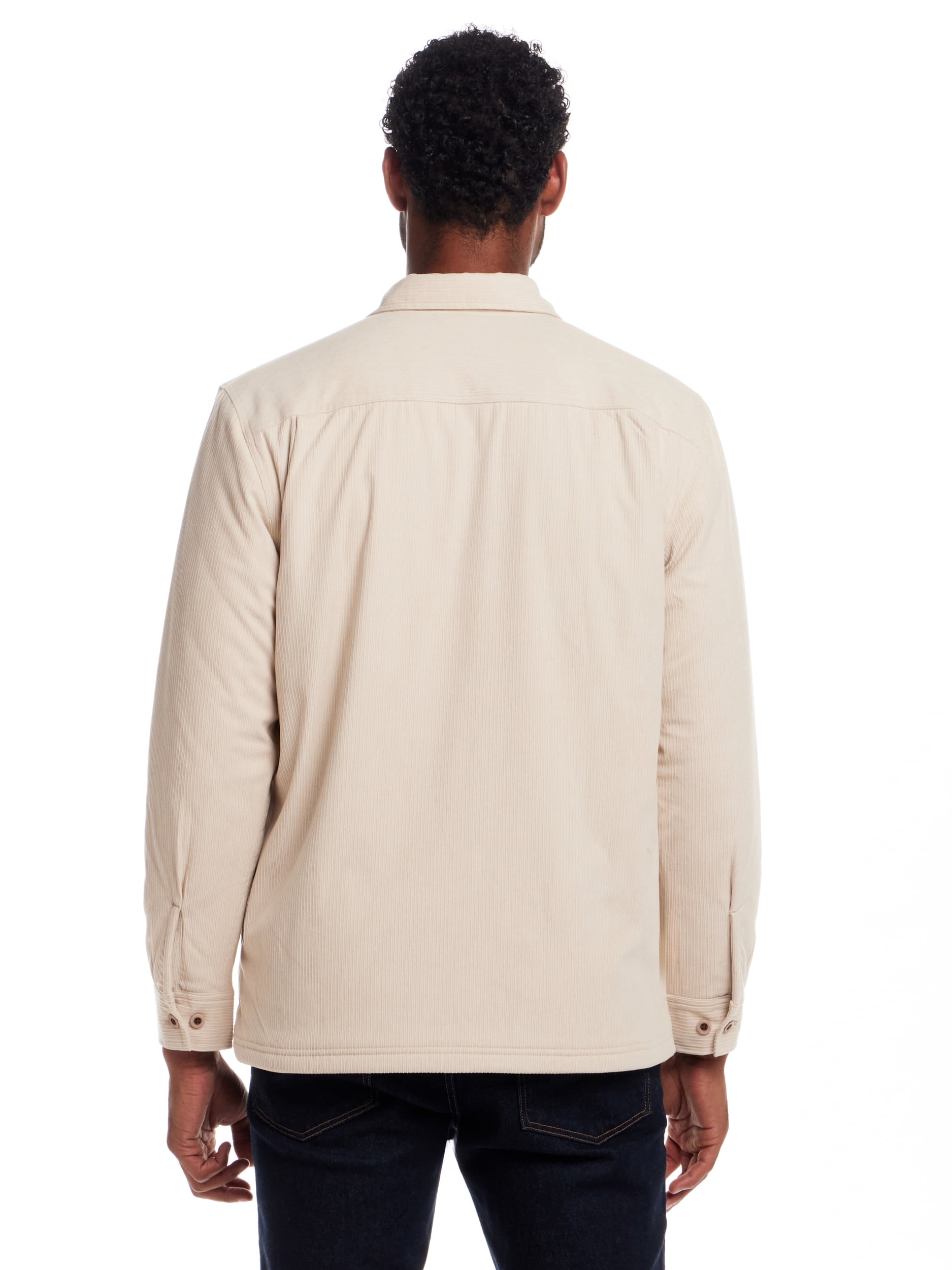 Frontier Threads Men's Sherpa-Lined Corduroy Shirt Jacket