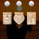 thumbnail image 5 of Luz de noche romántica Luz de noche colgante con s LED para boda Día de San Valentín Niñas Mujeres Decoración de Navidad Yinane Luz de noche, 5 of 7